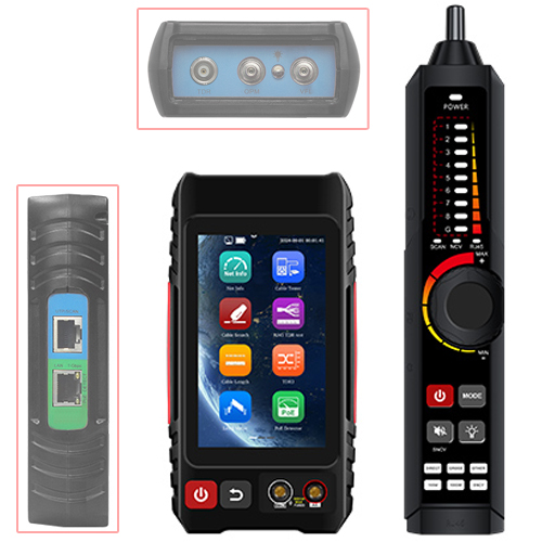 WANGLU (LT-600S) RJ45 TESTER + KABLO BULUCU + KABLO KIRILMA VE UZUNLUK TESTİ