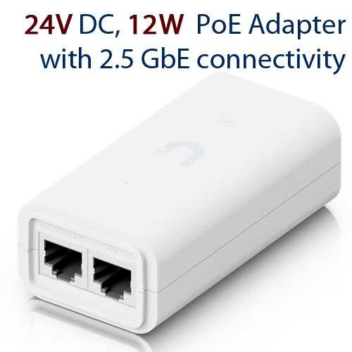 UBNT (UACC- ADAPTER-POE-24-12W) 24V 12W POE ADAPTÖR