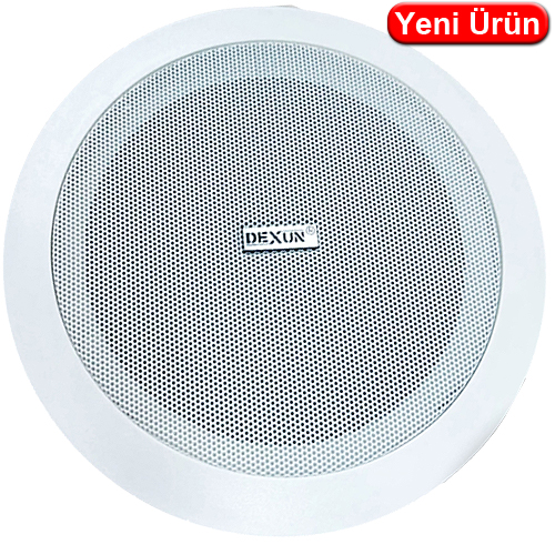 DEXUN (D-16T) 16CM ALÇIPAN TİP TRAFOLU BEYAZ TAVAN HOPARLÖRÜ