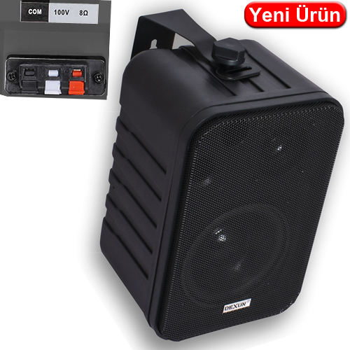 DEXUN (D-414TB) 4X150W TRAFOLU SÜTUN HOPARLÖR (SİYAH)