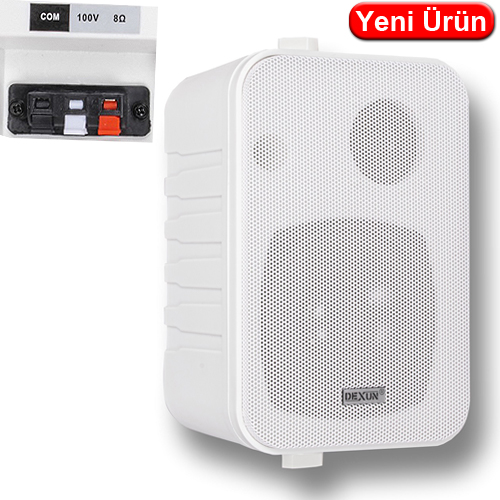DEXUN (D-414TW) 4inç 150W TRAFOLU SÜTUN HOPARLÖR (BEYAZ)