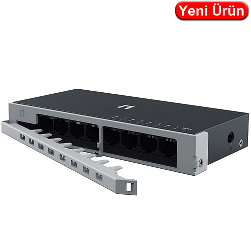 STONET (ST108D) 8 PORT 10/100 EMNİYET KİLİTLİ METAL KASA SWITCH