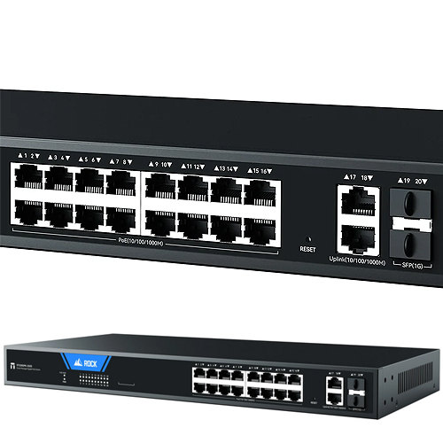 STONET (ST220GPRI-2G2S-120W) 16 PORT GİGABİT POE 120W+2XGIGB. UPLİN+2XSFP CLOUD YÖNETİLEBİLİR SWİTCH