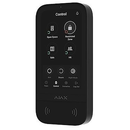 AJAX (58454.148) KEYPAD TOUCHSCREEN JEVELLER (SİYAH)