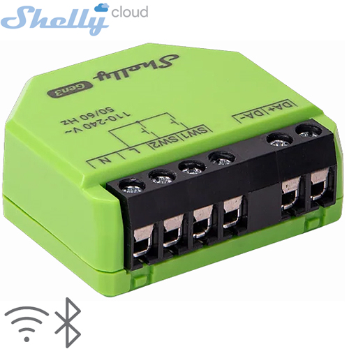 SHELLY (DALI Dimmer Gen3) DIMMER 1 KANAL (WIFI,BLUETOOTH) (38x42x16,5mm)
