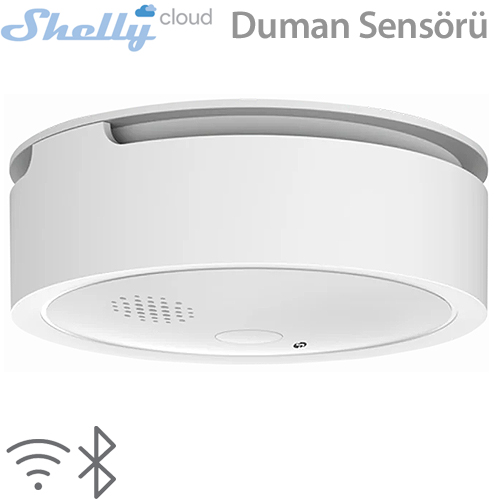 SHELLY (Plus Smoke) DUMAN SENSÖRÜ (Wi-Fi,Bluetoot) (89,5x89,5x38mm)