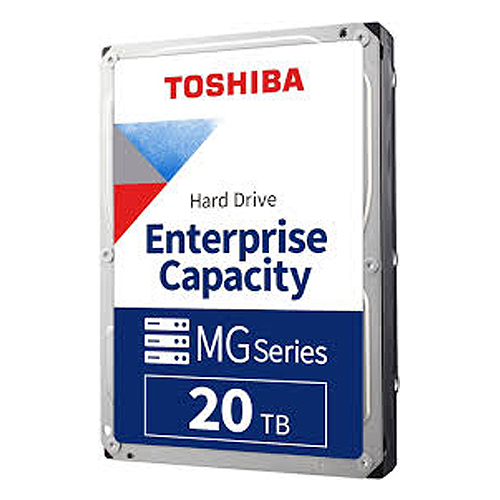 TOSHIBA (MG11ACA20TE) MG ENTERPRİNSE 20TB 7200RPM 1024MB SATA3 7/24 GÜVENLİK DİSKİ
