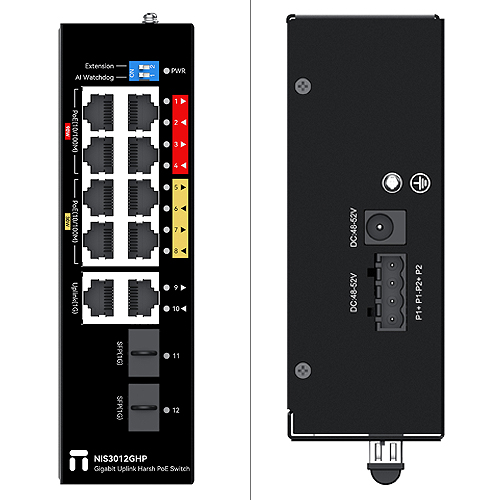 STONET (NIS3012GHP) 8 PORT POE 10/100 POE 2XSFP+2XGIGABIT ETERNET 96W POE SWITCH 