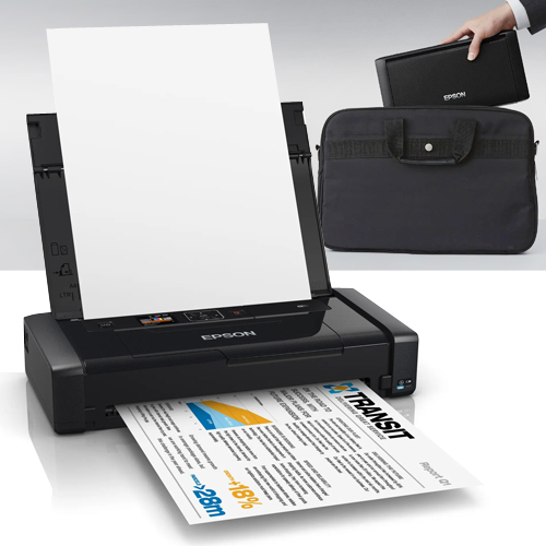 EPSON ( WF-100W) TAŞINABİLİR Wİ-FI A4 MÜREKKEP PÜSKÜRTMELİ ŞARJLI MOBİL YAZICI
