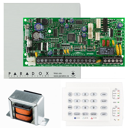 PARADOX (SP4000) ALARM PANELİ (SP4000 PANEL+METAL KUTU)