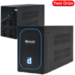DOTVOLT (VOLT-LN-PLUS-1200VA) 1200VA LINEINTERACTIVE GÜÇ KAYNAĞI UPS (2x12V 7AH 5-15 DAK.)