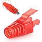 TK45 (A102-TR KIRMIZI) RJ45 (8P/8C) BOTH KORUMA KILIFI (PAKET 100 ADET) KIRMIZI 