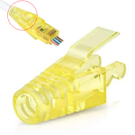 TK45 (A102-TR SARI) RJ45 (8P/8C) BOTH KORUMA KILIFI (PAKET 100 ADET) SARI 