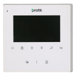 PRATİK KART (2K-430) 4.3 INC DAİRE İÇİ MONİTÖR (DAİRELER ARASI GÖRÜŞME DOKUNMATİK BUTON) 
