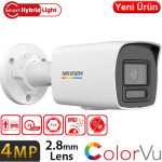 HIKVISION (DS-2CD1047G3-LIUF) 4MP 2.8MM SESLİ COLORVU SMART HYBRID LIGHT IP POE BULLET KAM IP67 30MT