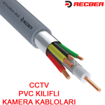 REÇBER (306052) 2+1 RG59 MİNİ 2*0.50mm CCTV KABLOSU (100MT.) 