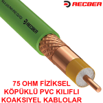 REÇBER (307059) RG6/U-6 PVC CU/CU ANTEN (KOAKSİYEL) KABLOSU (500MT.)