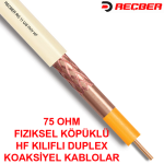 REÇBER (307086) RG6/U-6 HELOJENFREE CU/CU ANTEN (KOAKSİYEL) KABLOSU (500MT.)