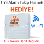 DORUK (PRO-P8W) WIFI DESTEKLİ ALARM PANELİ+TRAFO DAHİL 1 YIL AHM HEDİYELİ 