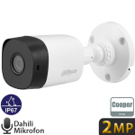 DAHUA (HAC-B1A21-A-0360B) 2MP 3.6MM DAHİLİ MİKROFON 1080P HDCVI 4IN1 IP67 IR BULLET.20MT 