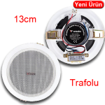 WESTA (WS-1018TC) 13CM ALÇIPAN TİP TRAFOLU TAVAN HOPARLÖRÜ
