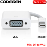 CODEGEN (CPD15) MINI DP TO VGA ÇEVİRİCİ