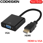CODEGEN (CDG-CNV31) HDMI TO VGA ÇEVİRİCİ ADAPTÖR