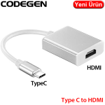 CODEGEN (CDG-CNV33) TYPE C USB 3,1 TO HDMI ÇEVİRİCİ ADAPTÖR