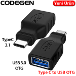 CODEGEN (CDG-CNV35) TYPE C USB 3,1 TO OTG ÇEVİRİCİ ADAPTÖR