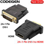 CODEGEN (CDG-CNV37) DVI 24+1 (E) TO HDMI DİŞİ ÇEVİRİCİ ADAPTÖR