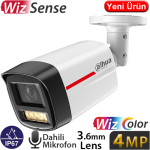 DAHUA (IPC-HFW2449TL-S-LED-PRO-0360B) 4MP 3.6MM SDKART DAHİLİ MİK.WIZ SMD SANAL SINIR BULLET-50MT