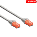 DIGITUS (DK.1617.030) 3 MT. CAT6 UTP LSZH BAKIR PATCH KABLO GRİ