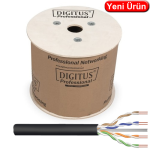 DIGITUS (DK.1613.5.OD) CAT6 DIŞ ORTAM POLİETİLEN TEK KILIFLI KABLO (500MT.) 