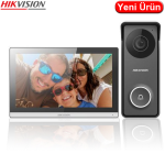 HIKVISION (DS-KIS313-P) 4 TELLİ 7inç DOKUNMATİK RENKLİ EKRANLI KİT