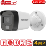 HIKVISION (DS-2CD1041G2-LIUF) 4MP 2.8MM SMART HYBRIT LIGTH SESLİ POE IR BULLET KAMERA 20MT