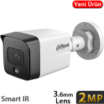 DAHUA (IPC-HFW1230TC1-SA) 2MP 3.6MM SD KART DAH. MİK. METAL SMART IR BULLET IP KAMERA-30MT.