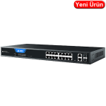 STONET (ST220GPR-2G2S-225W) 16 PORT GİGABİT POE 225W 2XGIGB UPLINK+2XSFP CLOUD YÖNETİLEBİLİR SWİTCH