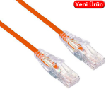 LINKOMM (E35050) 0.15 MT. CAT6A 28AWG 10GB 500MHZ UTP TURUNCU PATCH KABLO