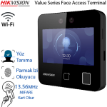 HIKVISION (DS-K1T343MFWX) WI-FI+MIFARE KART+PARMAK İZİ+YÜZ TANIMA GEÇİŞ KONTROL TERMİNALİ LCD