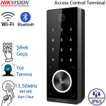 HIKVISION (DS-K1T510MBWX-E1) WI-FI+ BLUETOOTH+MIFARE KART+ŞİFRE+YÜZ TANIMA GEÇİŞ KONTROL TERMİNALİ