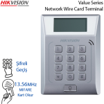 HIKVISION (DS-K1T802M) MIFARE KART DESTEKLİ TUŞLU GEÇİŞ KONTROL TERMINALI
