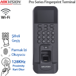 HIKVISION (DS-K1T804AEF) WI-FI - PROXIMITY KART + ŞİFRE + PARMAK İZİ GEÇİŞ KONTROL TERMİNALİ