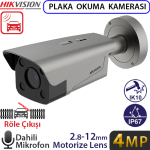 HIKVISION (DS-TCG406-E) 4MP 2.8-12MM 140DB WDR 1TB SD KART DESTEĞİ PLAKA OKUMA KAMERASI