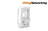 ORING (WO-FP111) FACE PLATE 1 PORT with SLIDE DUST COVER 45*22,5mm 