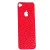 ADDISON (IP-408-8) IPHONE 4S DERİ ARKA YÜZ KORUYUCUSU+ŞEFFAF EKRAN KIRMIZI DESENLİ 
