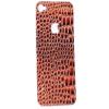 ADDISON (IP-408-31) IPHONE 4S DERİ ARKA YÜZ KORUYUCUSU+ŞEFFAF EKRAN KAHVERENGİ DESENLİ 