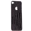 ADDISON (IP-408-36) IPHONE 4S DERİ ARKA YÜZ KORUYUCUSU+ŞEFFAF EKRAN SİYAH DESENLİ