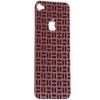 ADDISON (IP-408-39) IPHONE 4S DERİ ARKA YÜZ KORUYUCUSU+ŞEFFAF EKRAN KAHVE DESENLİ