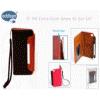 ADDISON (IP-442) IPHONE 4S DERİ KILIF SİYAH/KAHVERENGİ