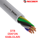 REÇBER (901058) 8*0,15mm. DT8 ALARM KABLOSU (100MT.) 